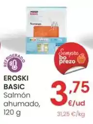 Eroski Eroski basic - salmón ahumado oferta