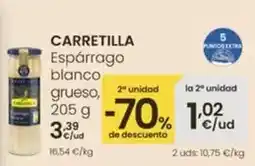 Eroski Carretilla - espárrago blanco grueso oferta