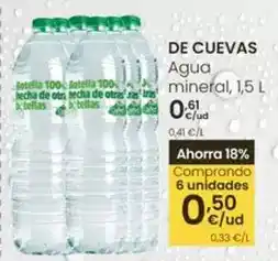 Eroski De cuevas - agua mineral oferta