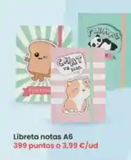 Eroski Libreta notas a6 oferta