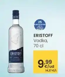 Eroski Eristoff - vodka oferta