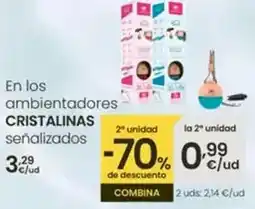 Eroski Cristalinas - en los ambientadores oferta