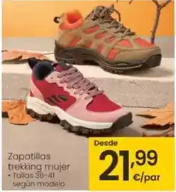 Eroski Zapatillas trekking mujer oferta