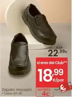 Eroski Zapato mocasín oferta