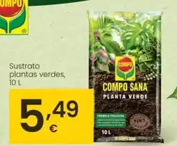 Eroski Compo - sustrato plantas verdes oferta