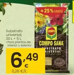 Eroski Compo - substrato universal oferta