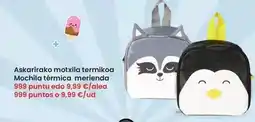 Eroski Mochila térmica merienda oferta