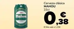 Supeco Mahou - cerveza clasica oferta