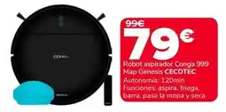 Supeco Cecotec - robot aspirador conga 999 map genesis oferta