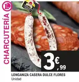 E.Leclerc Longaniza casera dulce flores oferta