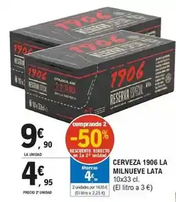E.Leclerc 1906 - cerveza oferta