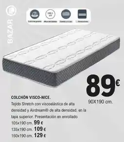 E.Leclerc Colchón visco-nice oferta