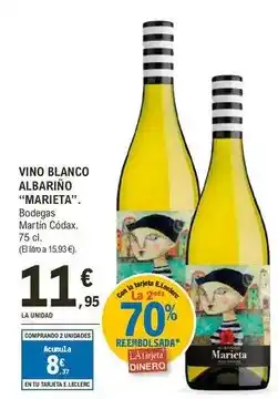 E.Leclerc Blanco - vino albariño oferta