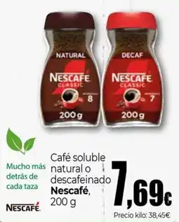 Unide Market NESCAFÉ Mucho más natural o descafeinado oferta