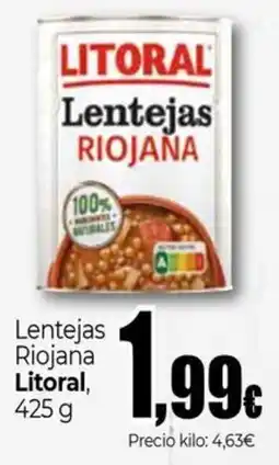 Unide Market LITORAL Lentejas Riojana oferta