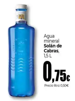 Unide Market SOLAN DE CABRAS Agua mineral oferta
