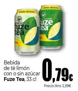 Unide Market FUZE TEA Bebida de té limón con o sin azúcar oferta
