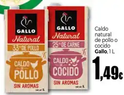 Unide Market GALLO Caldo natural de pollo o cocido oferta