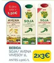 Supermercados La Despensa Vivesoy - bebida soja/avena oferta
