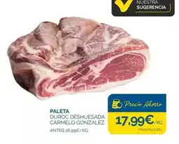 Supermercados La Despensa Duroc - paleta duroc deshuesada carmelo gonzalez oferta