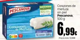 Unide Market PESCANOVA Corazones de merluza sin piel oferta