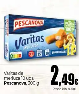 Unide Market PESCANOVA Varitas de merluza oferta