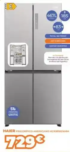 Pascual Martí HAIER Frigorífico americano hcr3818enmm oferta