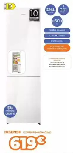 Pascual Martí HISENSE Combi rb440n4gwd oferta
