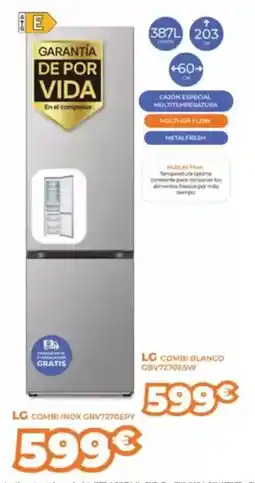 Pascual Martí LG Combi blanco gbv7270esw oferta