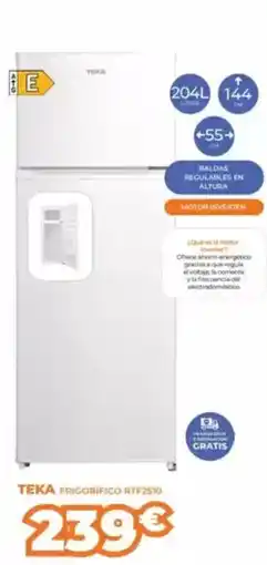 Pascual Martí TEKA Frigorífico rtf2510 oferta