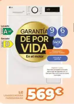 Pascual Martí LG Lavasecadora f4dr5009a3w oferta