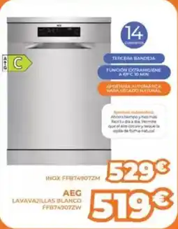 Pascual Martí AEG Lavavajillas blanco ffb74907zw oferta