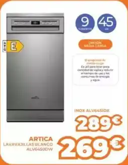 Pascual Martí ARTICA Lavavajillas blanco alv6450dw oferta