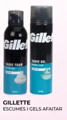 Perfumeries Facial GILLETTE Escumes i gels afaitar oferta