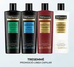 Perfumeries Facial TRESEMMÉ Promoció linea capilar oferta