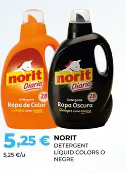Perfumeries Facial NORIT Detergent líquid colors o negre oferta