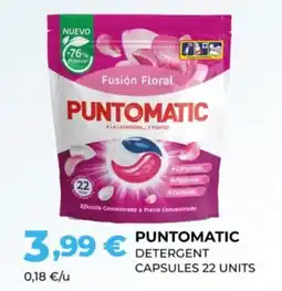 Perfumeries Facial PUNTOMATIC Detergent capsules 22 units oferta