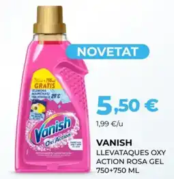 Perfumeries Facial VANISH Llevataques oxy action rosa gel oferta
