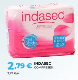 Perfumeries Facial INDASEC Compreses oferta