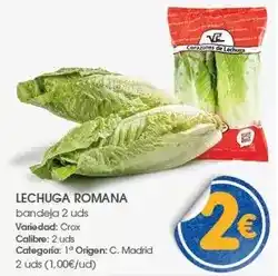 Supermercados Plaza Origen - lechuga romana oferta