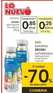 Eroski Eroski - kefir líquido 0% natural oferta