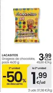 Eroski Lacasitos - grageas de chocolate oferta