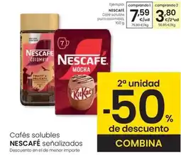 Eroski Nescafé - cafe soluble puro colombia oferta