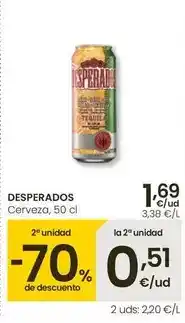 Eroski Desperados - cerveza oferta