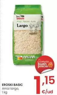 Eroski Eroski basic - arroz largo oferta