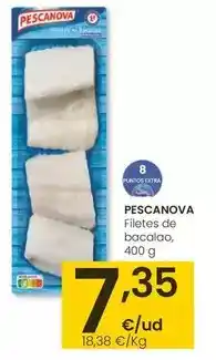 Eroski Pescanova - filetes de bacalao oferta