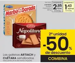 Eroski Cuétara - galleta napolitana oferta
