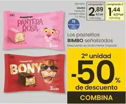 Eroski Bimbo - pastelito pantera rosa p3 oferta