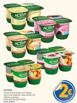 Supermercados Plaza Danone - activia oferta