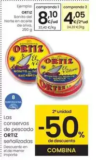 Eroski Ortiz - bonito del norte en aceite de oliva oferta